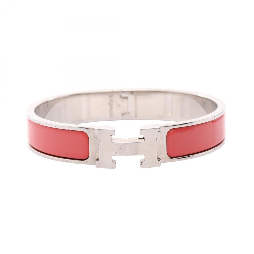 Hermes Clic H Bangle Bracelet Stainless #315250H43B